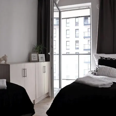 Q Gold- 3 Pokojowy Klimatyzowany Przy Manufakturze Z Garazem Gratis, Fv Apartamento Łódź