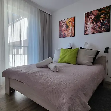 Q Gold - 3 Pokoje, Garaż, Klimatyzacja, Netflix Apartament *