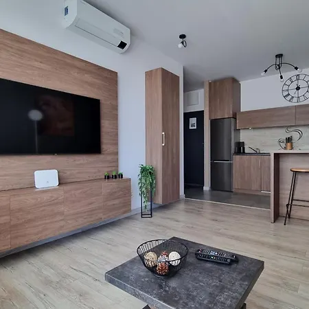 Q Gold - 3 Pokoje, Garaż, Klimatyzacja, Netflix Apartament