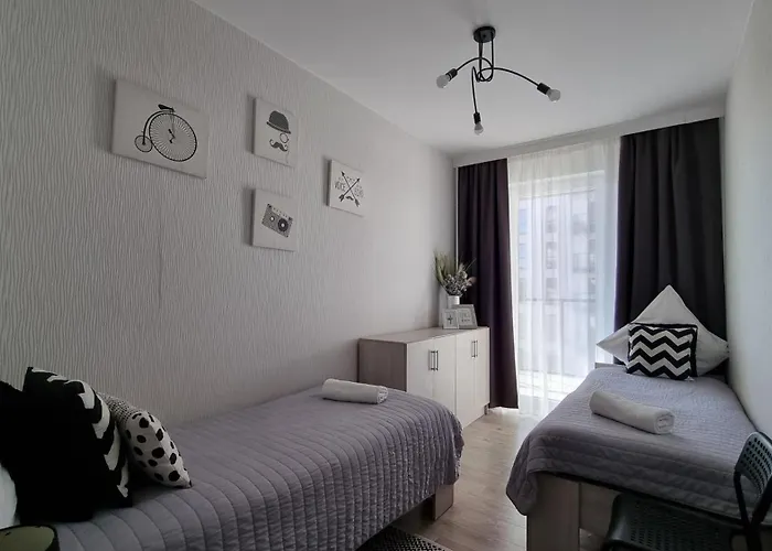 Appartamento Q Gold- 3 Pokojowy Klimatyzowany Przy Manufakturze Z Garazem Gratis, Fv Łódź